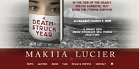 website design for Makiia Lucier